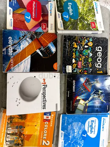 Grade 7 and 8 books for American  Curriculum school in Ajman
