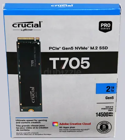 Crucial 2025 T705 2TB PCIe Gen5 NEW !!!