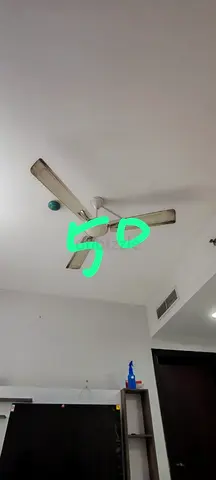 Used 3-Blade Ceiling Fan - Functional, Needs Cleaning (50 AED)