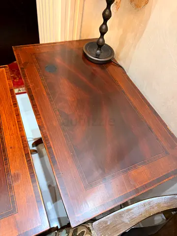 Solid Wood Side Table / Nesting Tables - Classic Inlay Design