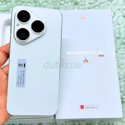 HUAWEI PURA 80 256GB STORAGE WHITE COLOR