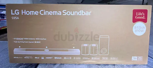 LG S95A Home Cinema Soundbar with Subwoofer (sealed box)