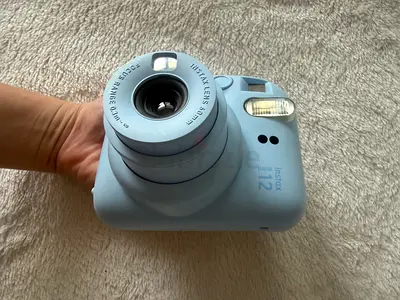 Fujifilm Instax Mini 12 Instant Camera - Pastel Blue, Good Condition