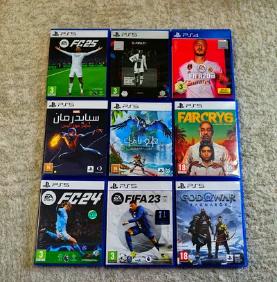 Collection of PS5 & PS4 FIFA, Far Cry, $%& of War & more - Bundle