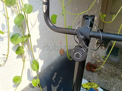 Used Upright Exercise Bike - Small Home Cardio Bike with Resistance Knob