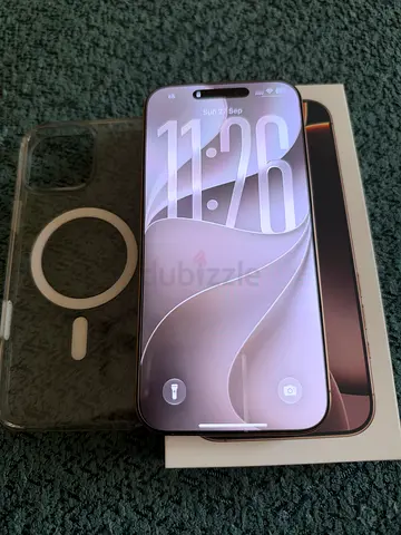 iPhone 16 Pro Max - 256GB - desert titanium perfect condition with apple care +