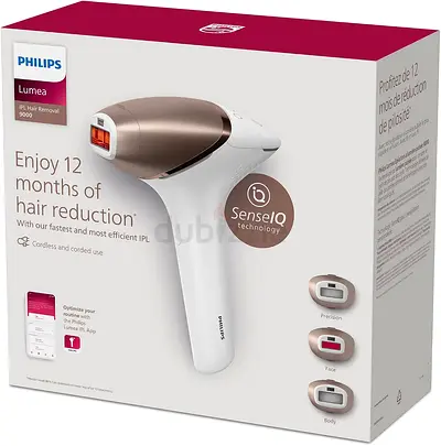 Philips Lumea IPL Hair Removal 9000 - Corded/Cordless, Like New Boxed