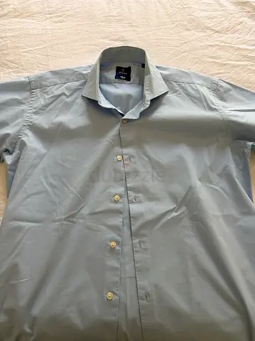 Light Sacoor blue men’s long sleeve dress shirt - good condition. Size 42