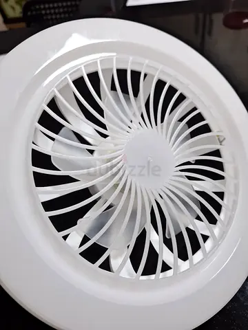 Small white fan light- use it on light port