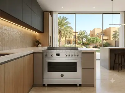 Bertazzoni 90x60cm Freestanding Electric Ceramic Stove – Modern Cooking Range