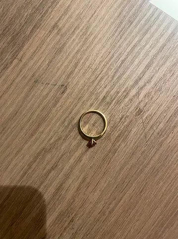 Pandora gold plated heart ring