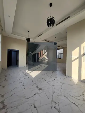 للإيجار | فيلا مودرن | 4 غرف ماستر | ثاني ساكن | غرفة خادمة | غرفة غسيل | غرفة تخزين | مطبخين | 3 طوابق | الحوشي – الشارقة
