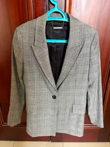 Ted Baker London Grey Check Blazer