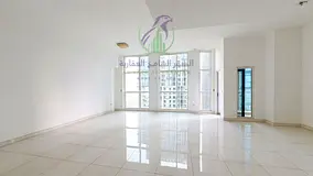 Three Bedroom Apartment for Annual Rent in Al Nahda Sharjah with Panoramic View Very Large Living Ro