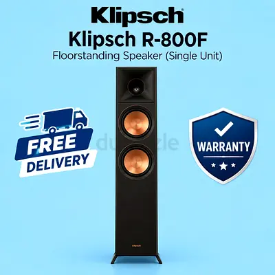 Klipsch R-800F Floorstanding Speaker (Single Unit)