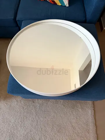 ROTSUND Mirror, white, 80 cm
