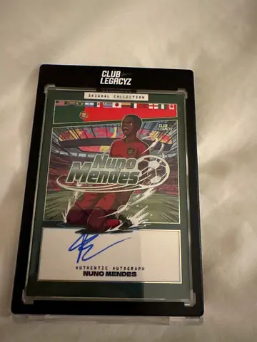 Nuno Mendes Signed Autograph Football Card – Club Legacy