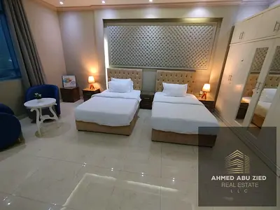 Furnished Studio For Rent Ajman Corniche Baren Bldg | Separate Kitchen All Bills Inc | AED 4000 Monthly