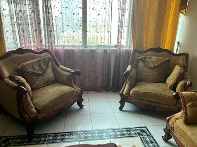 Pair of Classic Carved Wood Armchairs - Good Condition
