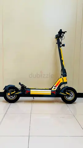 Yellow Electric Scooter — Powerful Off-road 1 Motor, Good Condition 2500w