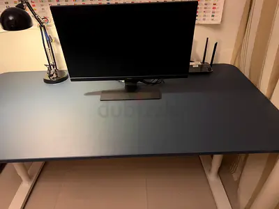 IKEA BENKAT study desk in good condition - spacious surface and a Chair
