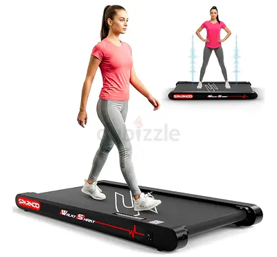 Fitness Walking Pad Treadmill for Home | Ultra-Slim & Compact | Ready to Use | Shock Absorpt
