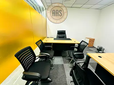 Size 200 sqft || Business center office || For Rent With all bills included