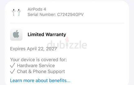 Apple AirPods 4 ANC with Warranty For sale. 4 months old