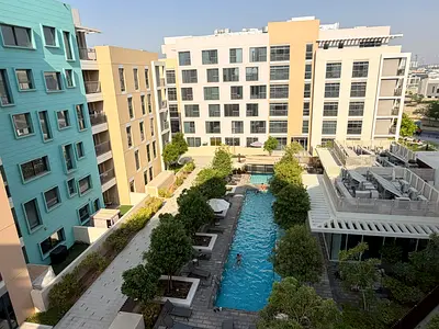 1BHK | 2 WASHROOMS | BALCONY | SEPARATE LAUNDRY | CLOSED KITCHEN | 900 SQFT | FULL POOL VIEW | UPTOWN | AED 63K | 4 PAYMENTS