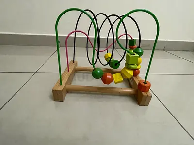 Ikea Wooden bead maze toy - good condition