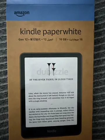 Amazon Kindle Paperwhite (Gen 12) - 16 GB, used once, Box available