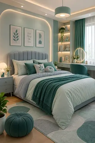 Elegant style light gray colour 180*200 king size bed