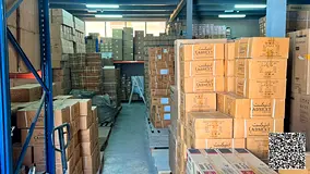 Sq. Ft. Warehouse for Rent in Al Jurf Industrial Area 3, Ajman, with Mezzanine and 35 kW Electricity