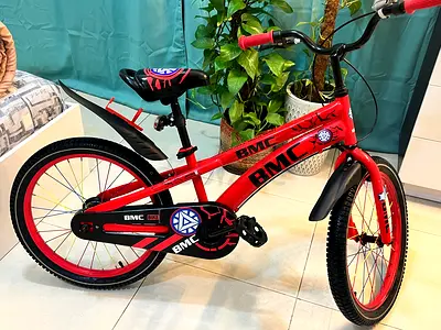 Red BMC Kids 18-inch Bicycle – Good Condition