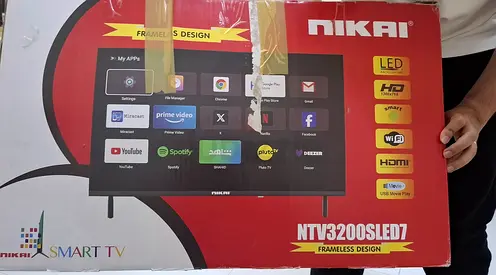 Nikai 32 Inch Frameless Smart LED TV NTV3200SLED7