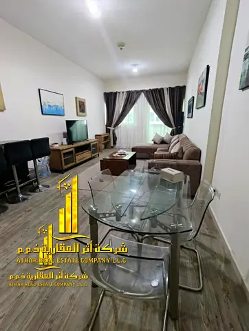 Luxury Apartment | 1-BR Fully Furnished | Private Parking | Open view | For Monthly Rent | In a prime location in Ajman– All Bills & Wi-Fi Included