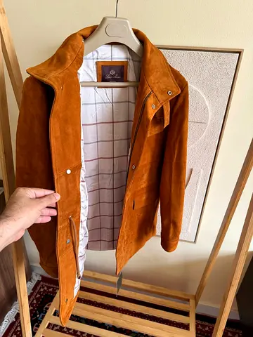 Loro Piana Travel Jacket Men's Brown  Jacket -(SUPER MASTER QUALITY)