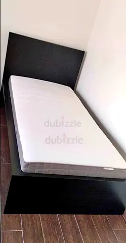 Ikea single size bed with mattress