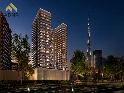جاهز الان للسكن 3 غرف اطلالة سكاي لاين والمسبح بموقع مميز بالجداف 5 دقائق للداون تاون | متاح تمويل عقاري بنكي