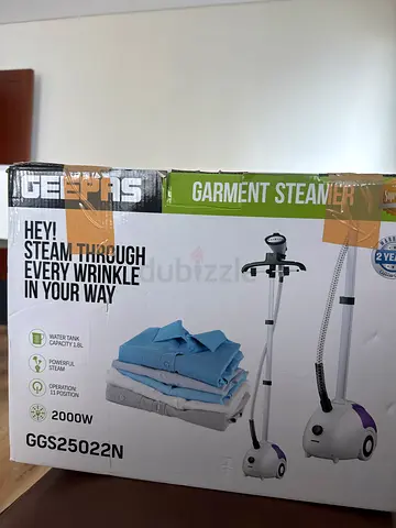 Geepas Garment Steamer GGS25022N - 2000W, Almost New in Box Professional Steam iron
