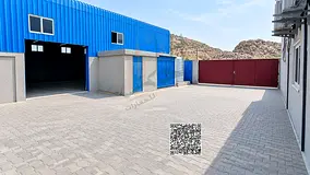 Warehouse with Open Yard & Mezzanine for Rent in Ajman Industrial Area | 3,000 Sq Ft | 30 KW Electri