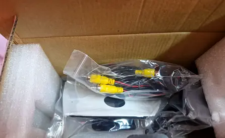 Car reversing camera / RCA video cable and connectors - unused set