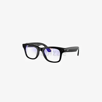 Ray-Ban Meta Wayfarer RW4006 | Shiny Black / Clear | Case & Box