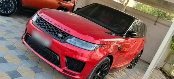 2018 Range Rover Sport HSE | GCC | Red with Black Roof | Red Interior