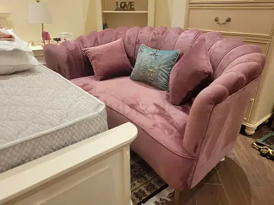 Sofa two seater with matching pillows