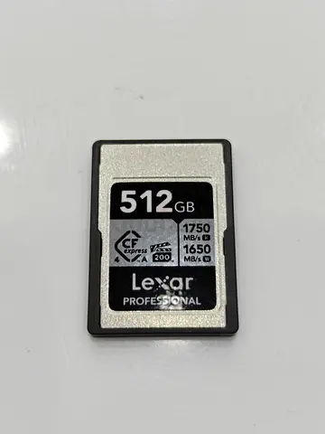 USED Lexar 512GB Professional CFexpress Type A Card SILVER