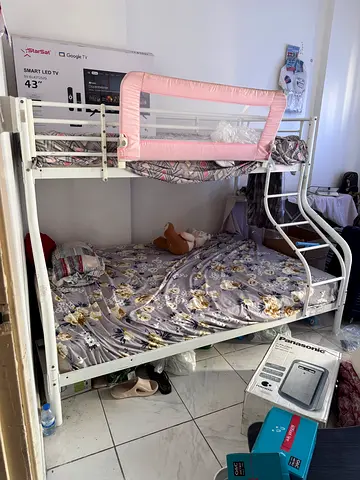 Twin Bunk Bed with Mattress for sale