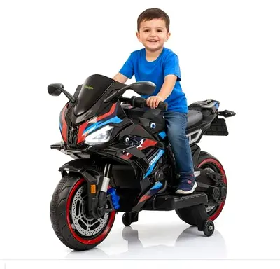 Kids Sports Style Electric Ride-On Motorbike - 12 V ( 3 - 7 Years) - Brand New