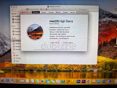 Macbook pro 💻 2011 13 inch 16Gb Ram 1TB SSHD GOOD AND NEAT CLEAN SINGLE HAND USE FOR SALE