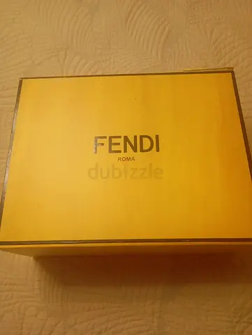 Fendi original with box. Grey small crossbody shoulder bag (ROMA embossed) - good condition